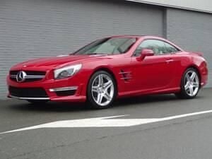 Usata Mercedes SL63 AMG AMG 537 CV (394 kW) 2012 Rosso Cabrio