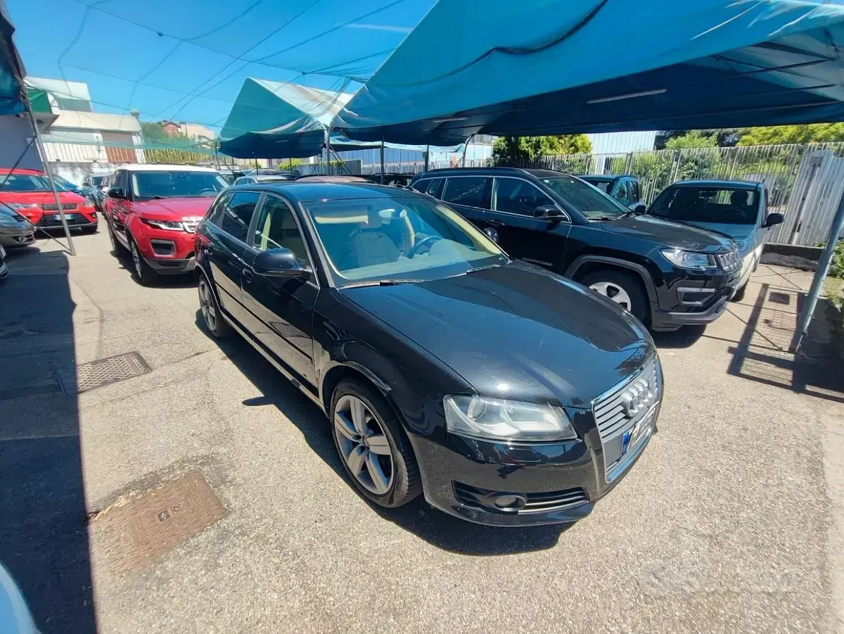 Usata Audi A3 Sportback Ambition 160 CV (117 kW) 2008 Nero Utilitaria