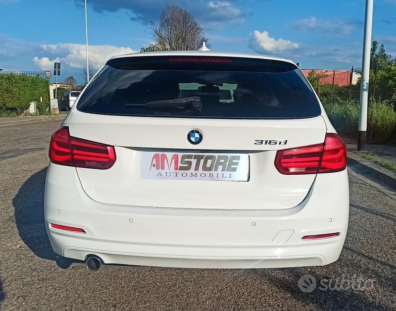 Usata BMW 316 116 CV (85 kW) 2015 Bianco Berlina