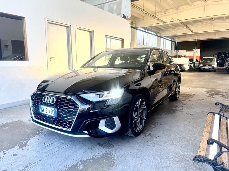 Nero Usata 2022 Audi A3 Advanced Tre volumi | 24.900 € (Cara) - Immagine 1/4