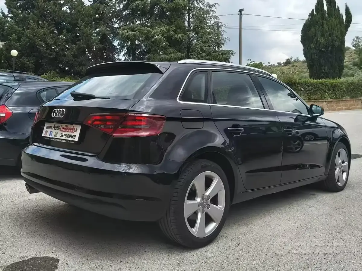 Usata Audi A3 150 CV (110 kW) 2015 Nero Berlina