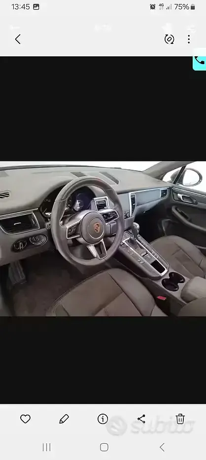 Usata Porsche Macan 245 CV (180 kW) 2018 Grigio SUV