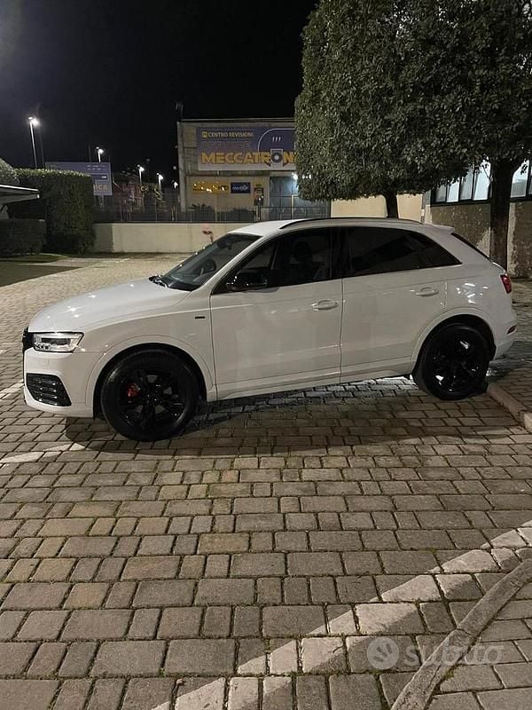 Usata Audi Q3 S-Line 150 CV (110 kW) 2018 Bianco SUV