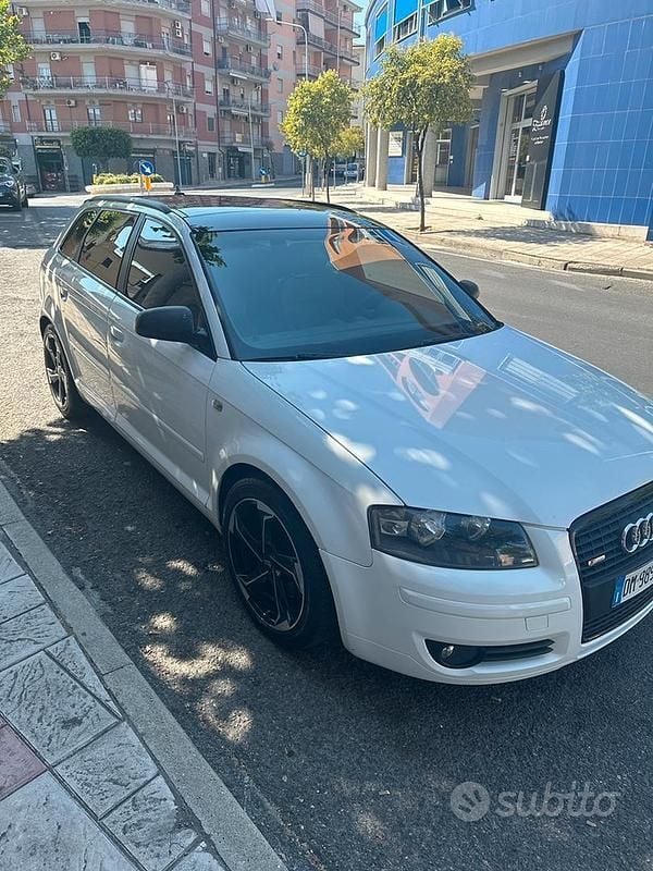 Usata Audi A3 Ambiente 170 CV (125 kW) 2007 Bianco Utilitaria
