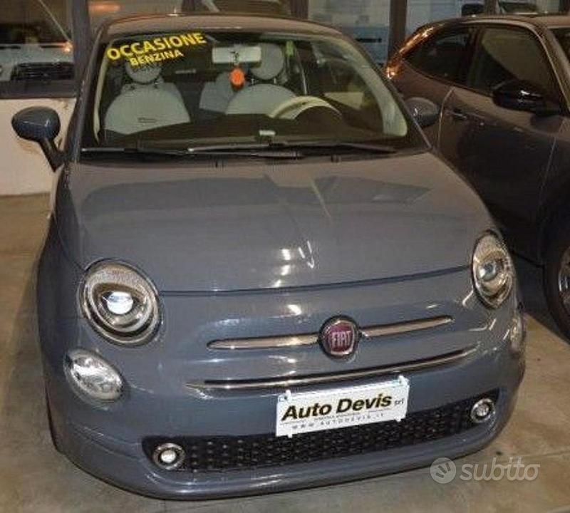 Usata Fiat 500 69 CV (50 kW) 2020 Grigio scuro Utilitaria