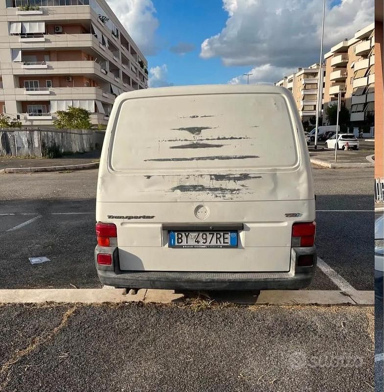Usata VW Transporter 2002 Bianco Furgone