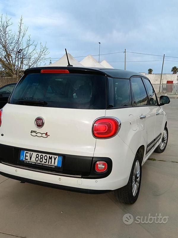 Usata Fiat 500L Lounge 84 CV (61 kW) 2014 Bianco Monovolume