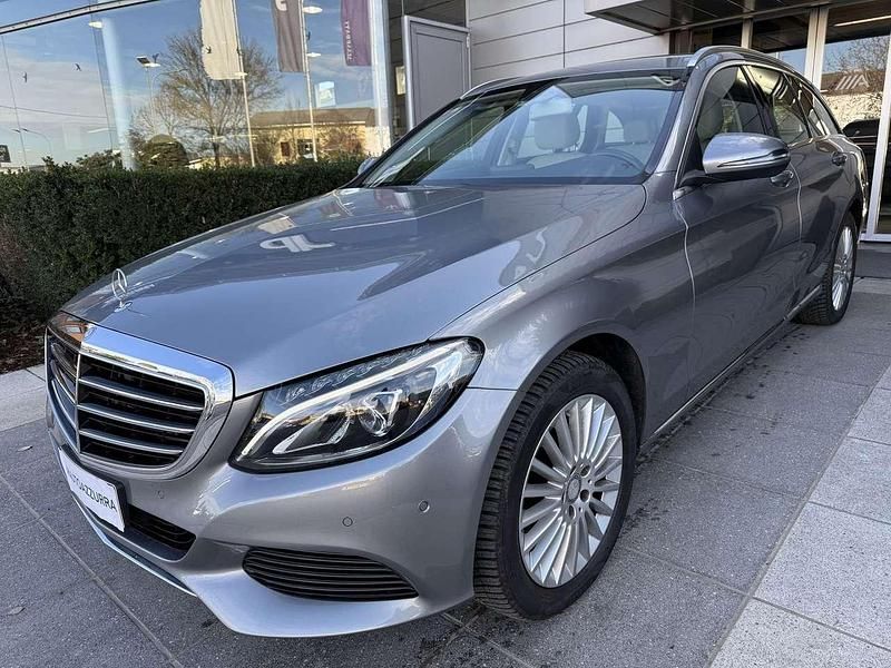 Usata Mercedes C200 Exclusive 184 CV (135 kW) 2015 Argento palladio Station wagon