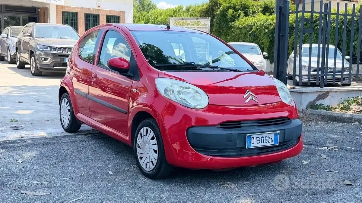 Usata Citroën C1 68 CV (50 kW) 2008 Rosso Utilitaria