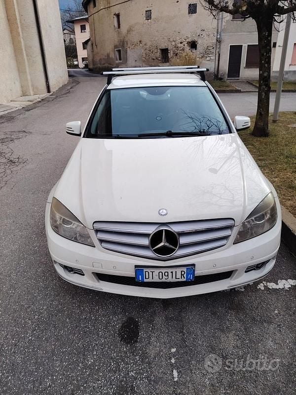 Usata Mercedes C200 2008 Bianco Berlina