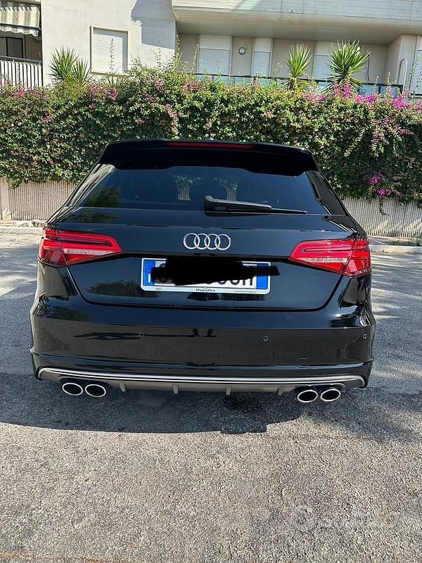 Usata Audi A3 S-Line 184 CV (135 kW) 2014 Nero Berlina