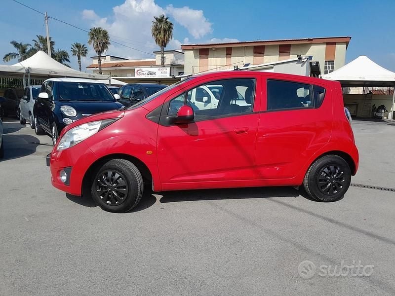 Usata Chevrolet Spark LS 81 CV (59 kW) 2011 Rosso Utilitaria
