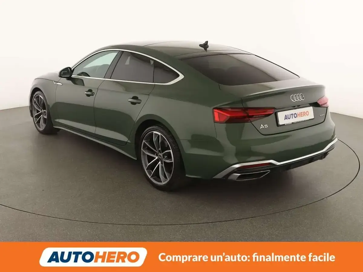 Usata Audi A5 S-Line 204 CV (150 kW) 2022 Verde Coupé