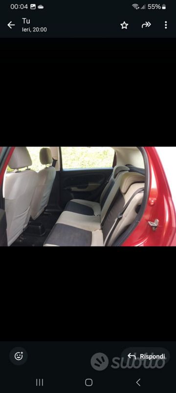 Usata Fiat Punto 2007 Rosso Utilitaria