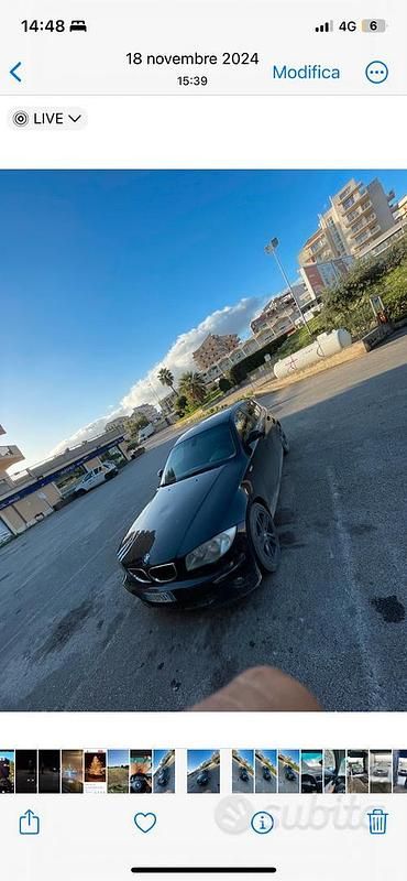 Usata BMW 120 163 CV (119 kW) 2005 Nero Utilitaria