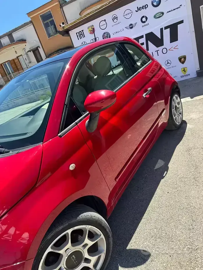 Usata Fiat 500 Pop 69 CV (50 kW) 2015 Rosso Berlina