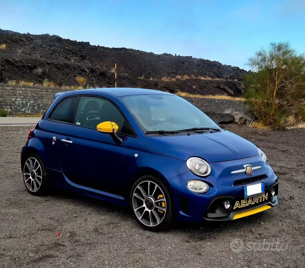 Usata Abarth 595 Turismo 165 CV (121 kW) 2016 Blu Coupé