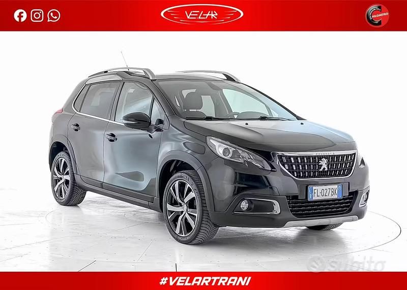 Usata Peugeot 2008 Allure 100 CV (73 kW) 2017 Nero SUV