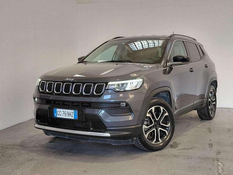 Grigio scuro Usata 2021 Jeep Compass Limited SUV | 22.990 € (Cara) - Immagine 1/4
