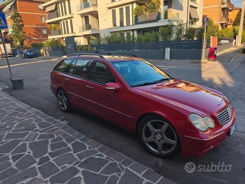 Usata Mercedes C220 2003 Rosso Station wagon