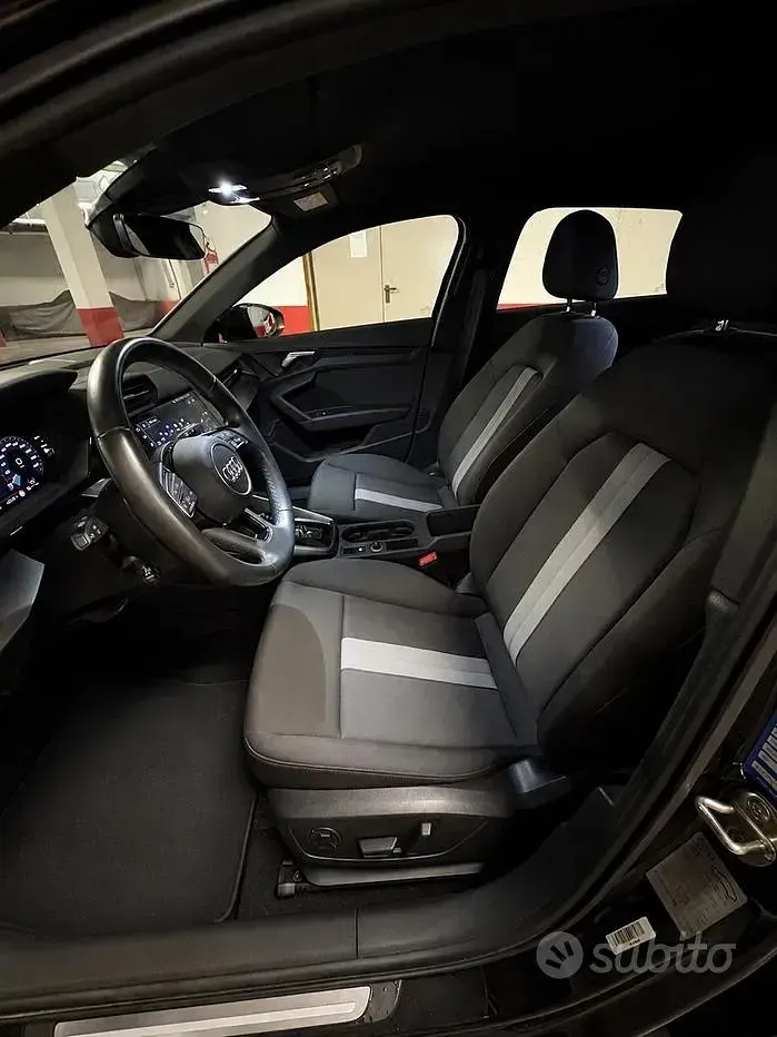 Usata Audi A3 Advanced 150 CV (110 kW) 2021 Nero Berlina