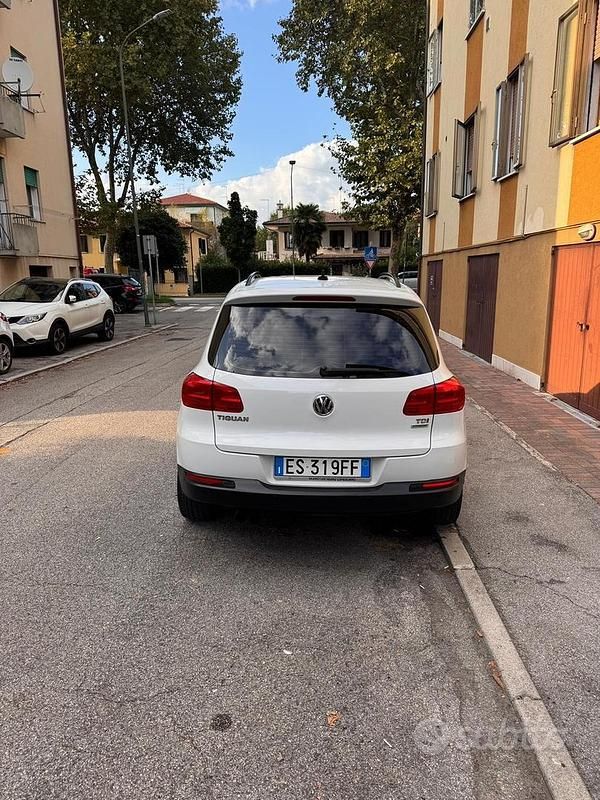 Usata VW Tiguan 110 CV (80 kW) 2013 Bianco SUV