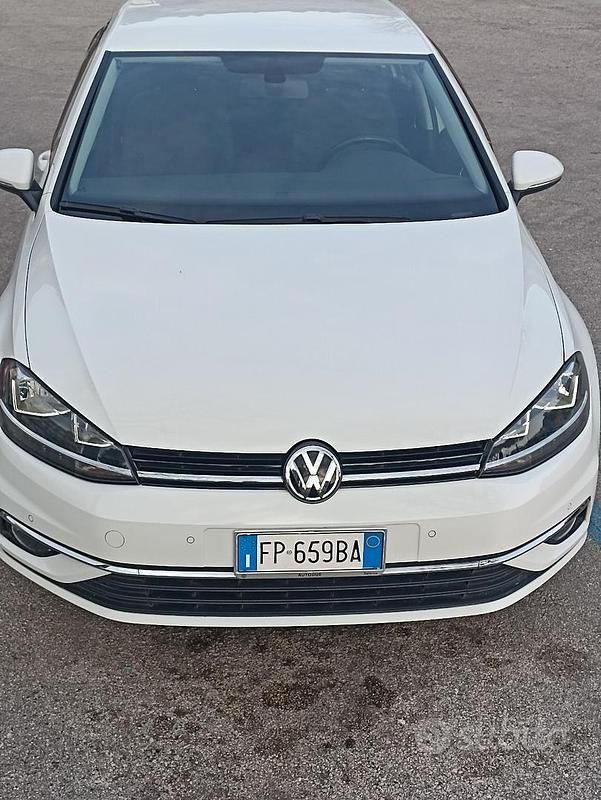 Usata VW Golf VII 2018 Bianco Berlina
