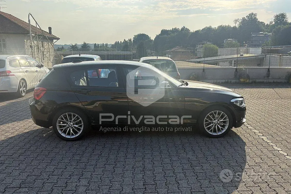 Usata BMW 118 Sport Line 150 CV (110 kW) 2018 Nero Utilitaria