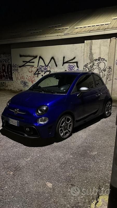 Usata Abarth 500 145 CV (106 kW) 2020 Blu Utilitaria