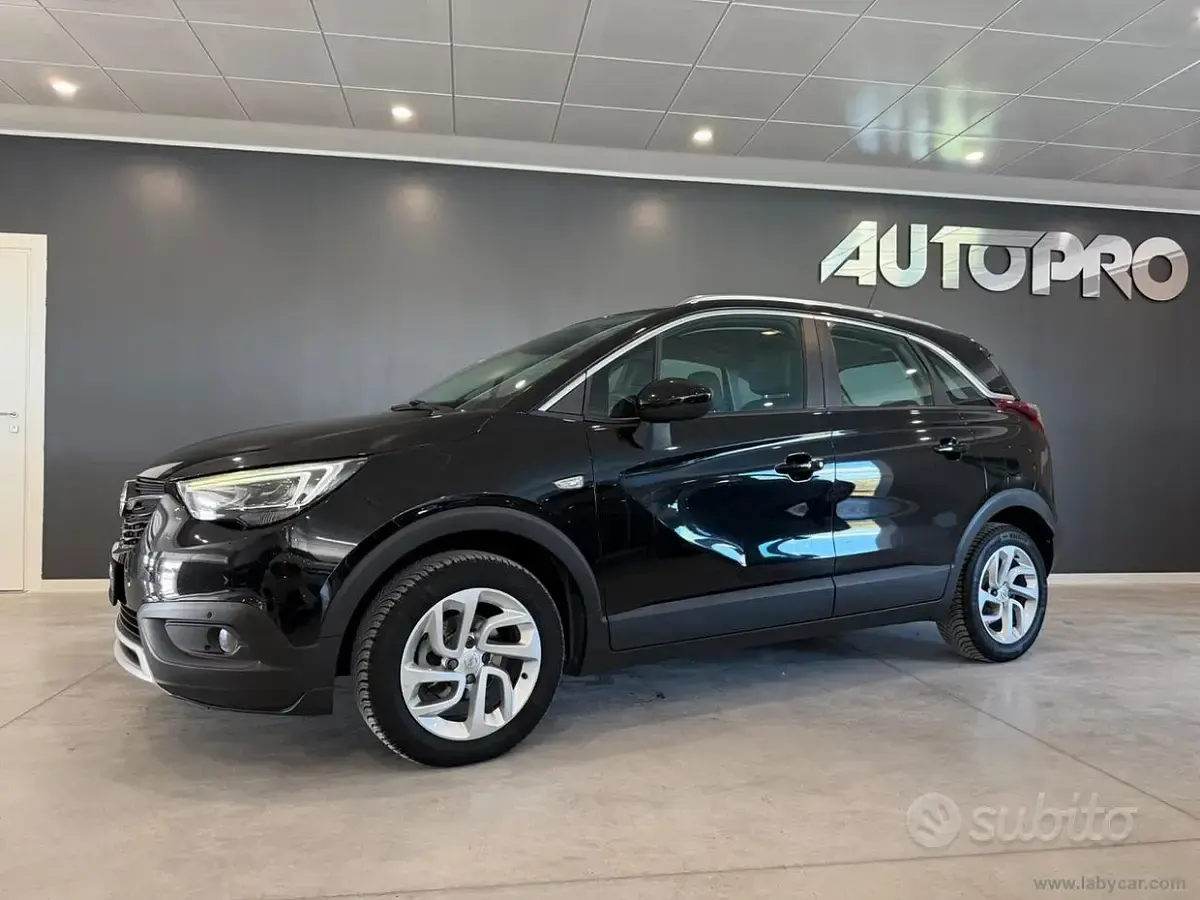 Usata Opel Crossland X S 102 CV (75 kW) 2020 Nero SUV