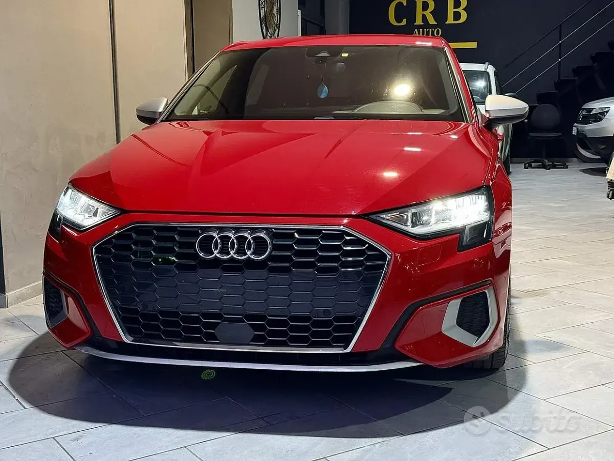 Usata Audi A3 S-Line 116 CV (85 kW) 2021 Rosso Berlina