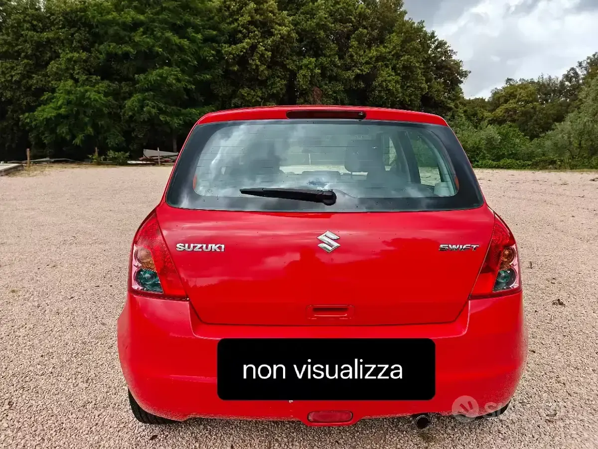 Usata Suzuki Swift 75 CV (55 kW) 2009 Rosso Utilitaria