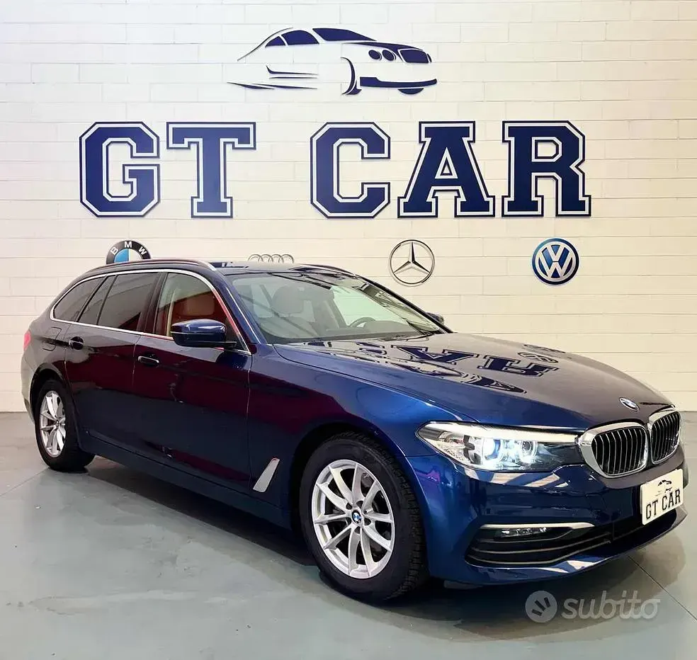 Usata BMW 520 Luxury Line 190 CV (139 kW) 2019 Blu Station wagon