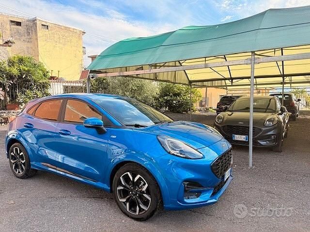 Usata Ford Puma ST-Line X 125 CV (91 kW) 2020 Blu/azzurro Berlina