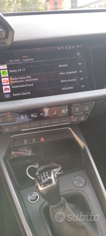 Usata Audi A3 116 CV (85 kW) 2021 Nero Berlina