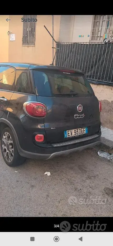 Gebraucht Fiat 500L 85 PS (62 kW) 2014 Schwarz Van / Kleinbus