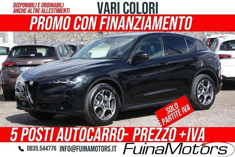 Grigio scuro Nuova 2025 Alfa Romeo Stelvio Sprint SUV | 39.950 € (Super prezzo) - Immagine 1/4