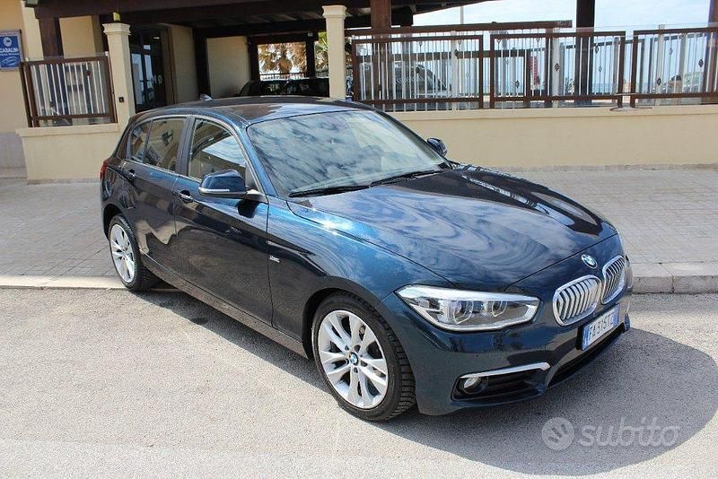 Usata BMW 116 108 CV (79 kW) 2015 Verde Utilitaria