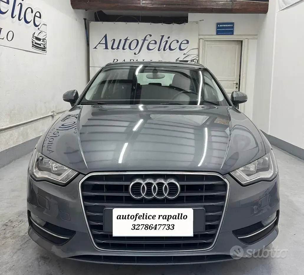 Usata Audi A3 Ambition 110 CV (80 kW) 2014 Grigio Berlina