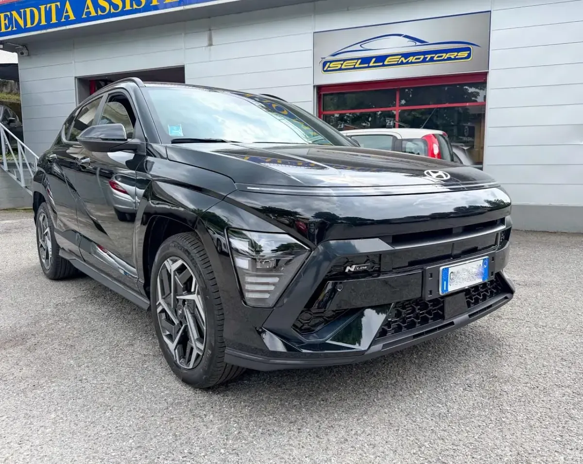 Usata Hyundai Kona N Line 119 CV (87 kW) 2023 Nero SUV
