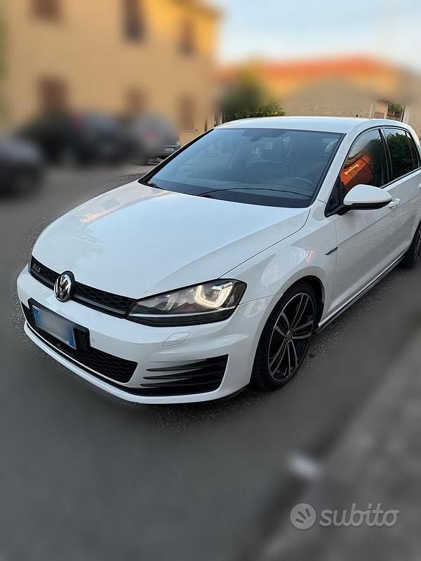 Usata VW Golf VII GTD 184 CV (135 kW) 2015 Bianco Berlina