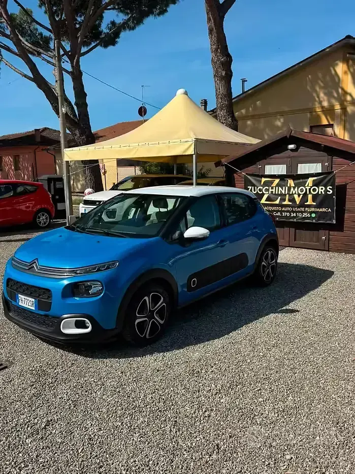 Usata Citroën C3 Shine 75 CV (55 kW) 2017 Blu Berlina