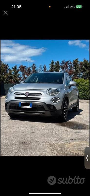 Usata Fiat 500X Cross 130 CV (95 kW) 2021 Grigio SUV