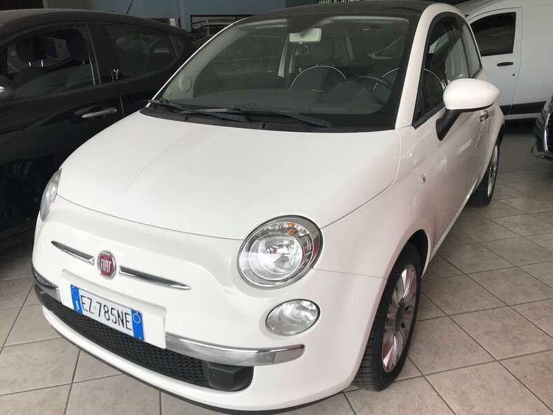 Usata Fiat 500C Lounge 95 CV (69 kW) 2015 Bianco Cabrio