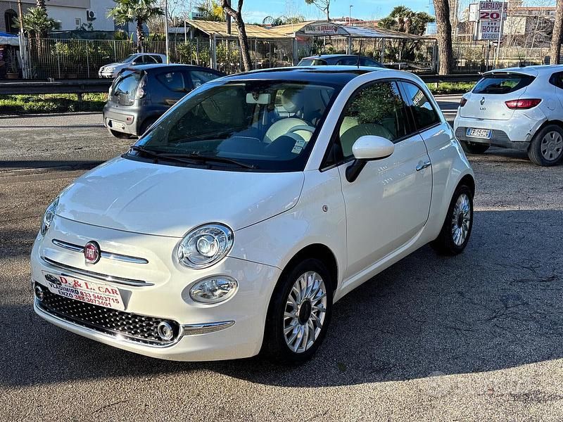 Usata Fiat 500 Lounge 95 CV (69 kW) 2016 Bianco Berlina