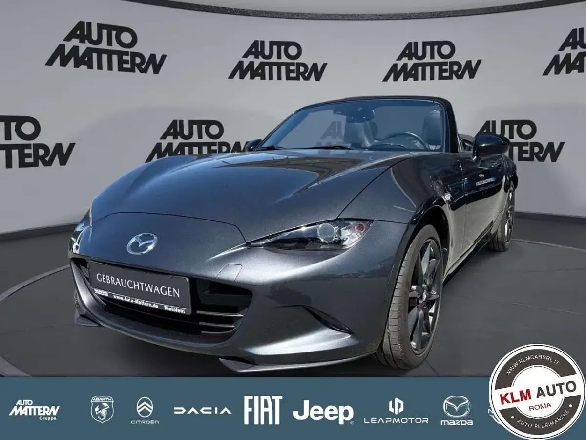 Usata Mazda MX5 Exclusive 160 CV (117 kW) 2016 Grigio scuro Cabrio