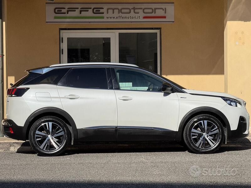 Usata Peugeot 3008 GT-line 131 CV (96 kW) 2018 Bianco SUV