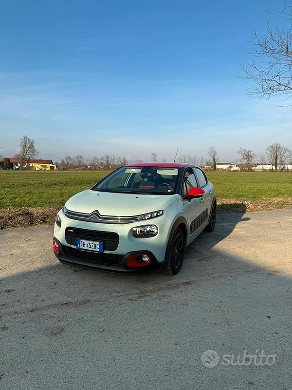 Usata Citroën C3 82 CV (60 kW) 2017 Verde Berlina