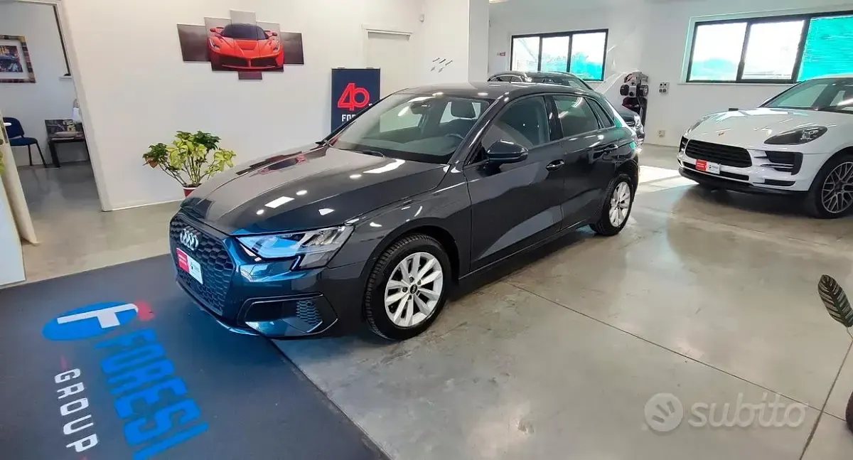 Usata Audi A3 Advanced 110 CV (80 kW) 2021 Grigio Berlina