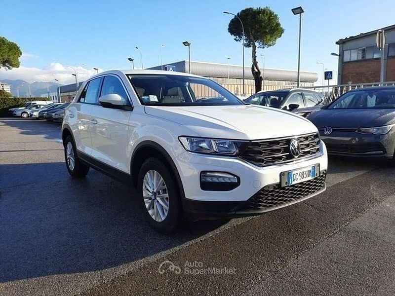 Usata VW T-Roc Life 110 CV (80 kW) 2022 Bianco SUV
